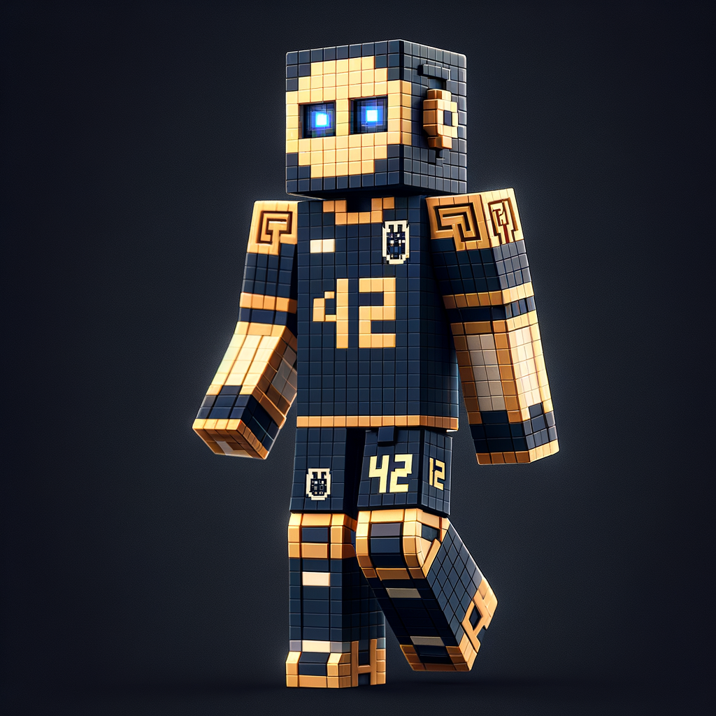 AI Football Player — Voxel Style